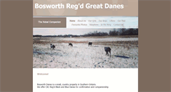 Desktop Screenshot of bosworthdanes.com